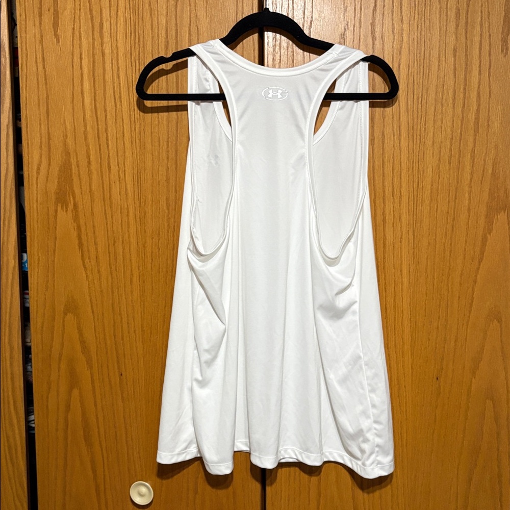 Under Armour women's 1X plus size loose fit‎ racerback tank top athletic shirt - Picture 6 of 7